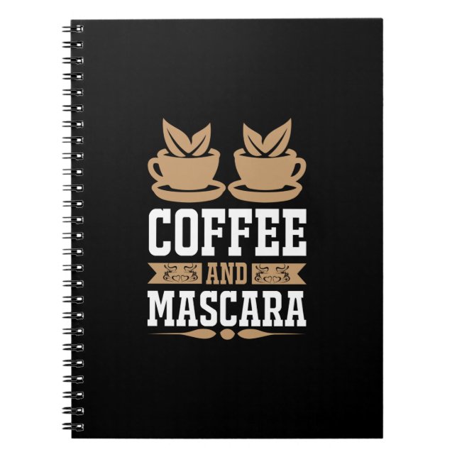 Carnet Café Art Café Et Mascara (Devant)