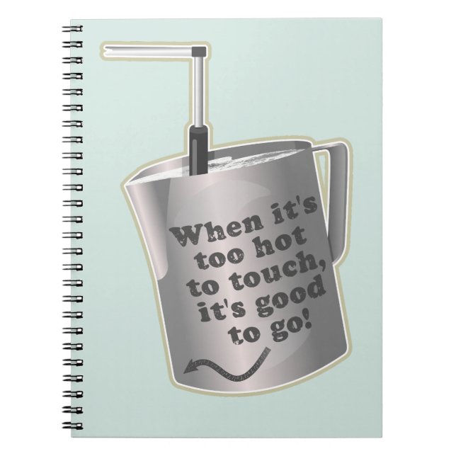 Carnet Café Barista cuillère à chauffer le lait (Devant)