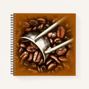 Carnet Café Beans Photo Excellent classique Carré spirale