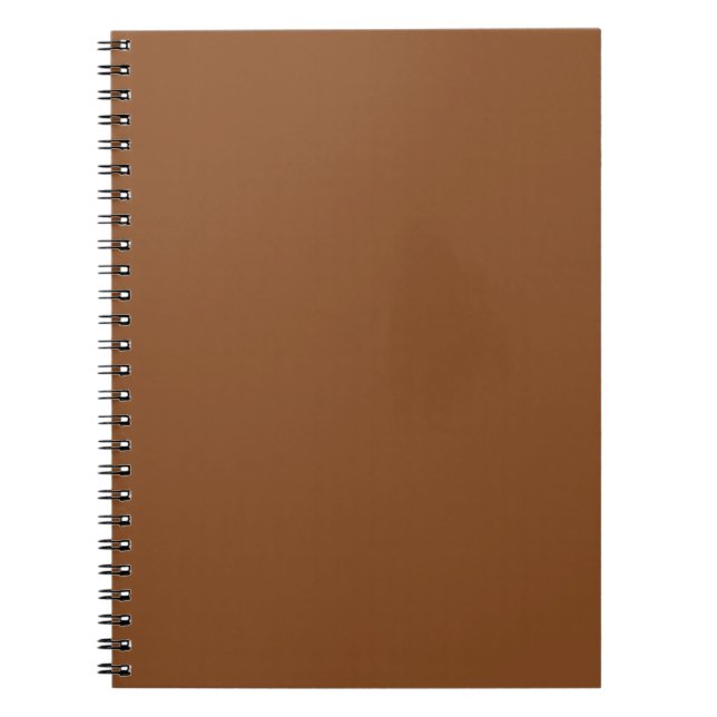 Carnet Café Caramel Chaud Brun Neutre Impression Couleur  (Devant)