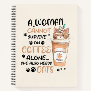 Carnet Café & Chats - Cute Kawaii Art