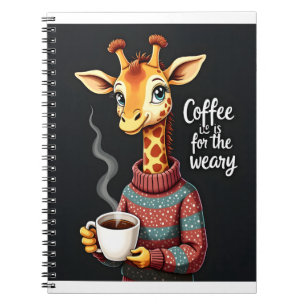 Carnet Café est pour Weary Funny Giraffe Lover café