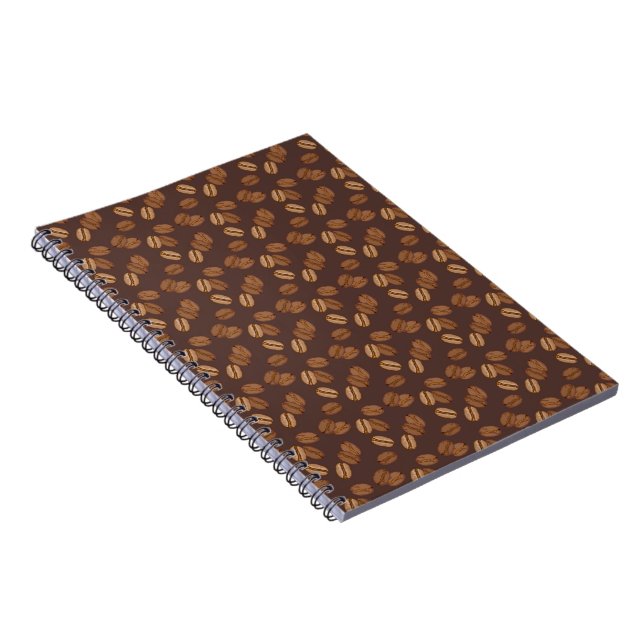Carnet Café Grains Haricots Roast Brown Caféine (Côté Droit)