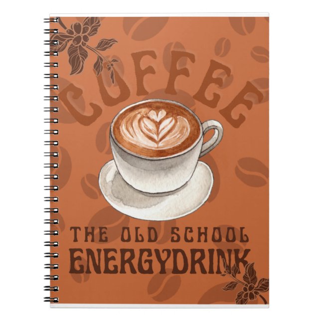 Carnet Café | La boisson énergétique de l'ancienne école (Devant)