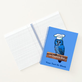 Carnet Café La Chouette Bleue