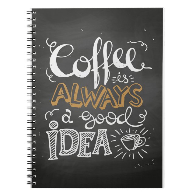 Carnet Café Lover Pour Une Bonne Idée (Devant)