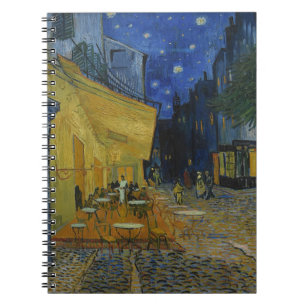 Carnet Cafe Terrace at Night by Vincent van Gogh 
