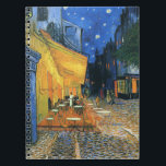 Carnet Café Terrasse au Notebook de Night Van Gogh<br><div class="desc">Café Terrace at Night,  aussi connu sous le nom de Cafe Terrace sur la Place du Forum,  a été peint par Vincent van Gogh à Arles,  France,  mi-septembre 1888.</div>