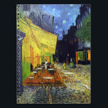 Carnet Café Terrasse la nuit by Vincent Van Gogh<br><div class="desc">Café Terrasse à la Nuit par Vincent Van Gogh. Veuillez visiter mon magasin pour plus de design intéressant et plus de choix de couleurs. =>     zazzle.com/iwheels*</div>