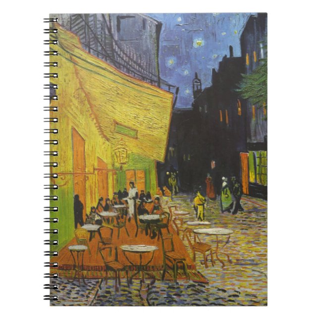 Carnet Café Terrasse Post-Impressionniste de Van Gogh (Devant)