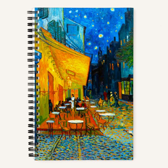 Carnet Café Van Gogh Terrasse en soirée (Recto)
