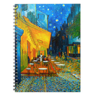 Carnet Café Van Gogh Terrasse en soirée