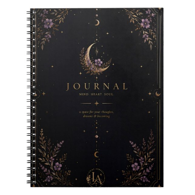 Carnet Cahier/journal à spirale esthétique (Devant)