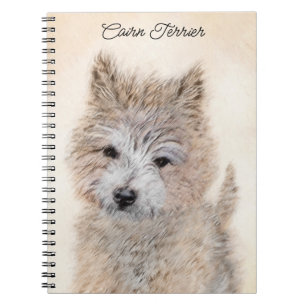 Carnet Cairn Terrier Peinture Chiot - Art Chien original
