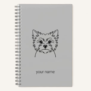 Carnet Cairn Terrier   Signature Pers Minimaliste Héritag
