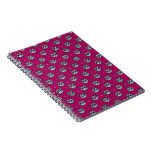 Carnet Calavera Cat Art Motif