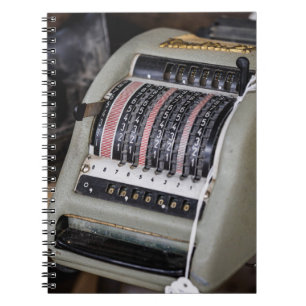 Carnet Calculatrice mécanique vintage - Un aperçu