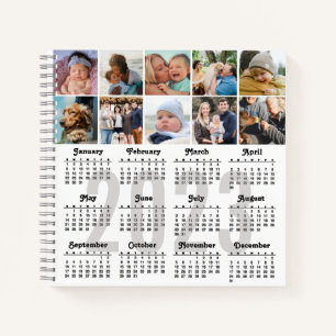 Carnet Calendrier 2023 Personnalisé 10 Photo de famille d