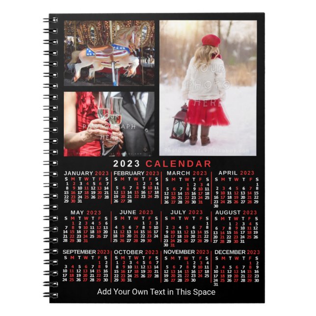 Carnet Calendrier 2023 (Voir la description pour la versi (Devant)