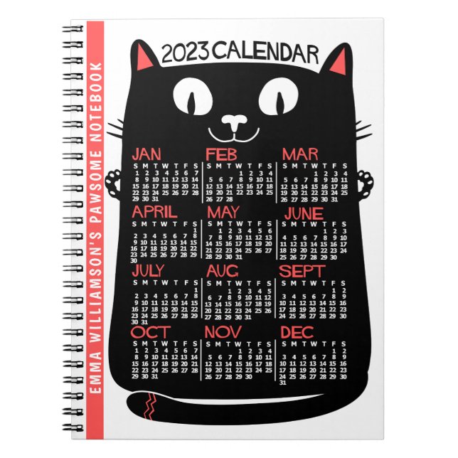 Carnet Calendrier 2023 (Voir la description pour la versi (Devant)