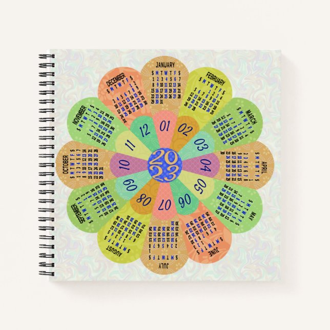 Carnet Calendrier 2023 (Voir la description pour la versi (Devant)