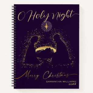 Carnet Calendrier 2025 Crèche de la Nativité Ô Nuit Saint