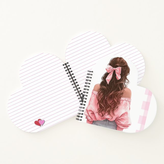 Carnet Calendrier petite fille rose 2026 (Intérieur)