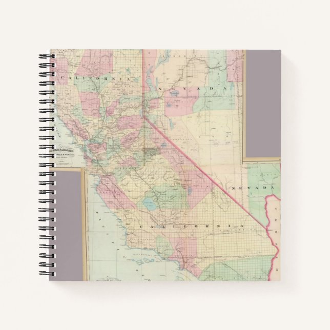 Carnet Calif composite, Nevada (Devant)