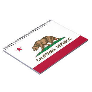 Carnet California Cali Republic Bear Flag, US States Note