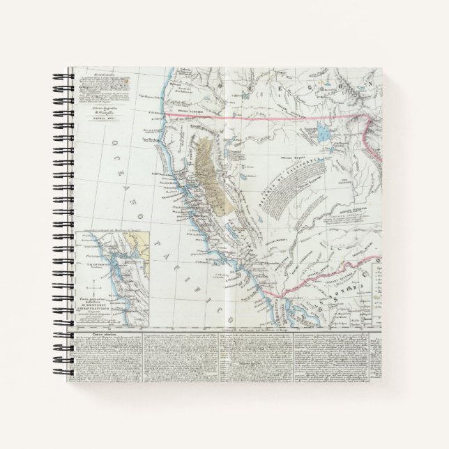 Carnet Californie États-Unis (Devant)