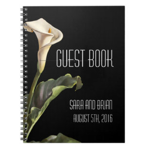 Carnet Calla Lily Floral Moderne