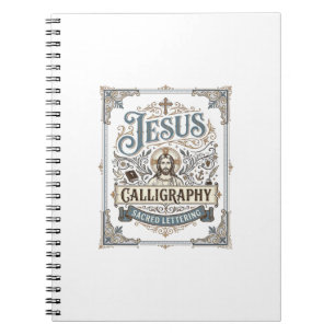 Carnet Calligraphie de Jésus Lettrage sacré Calligraphie 