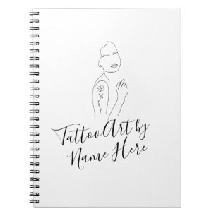 Carnet calligraphie de studio de tatouage ART de base mod