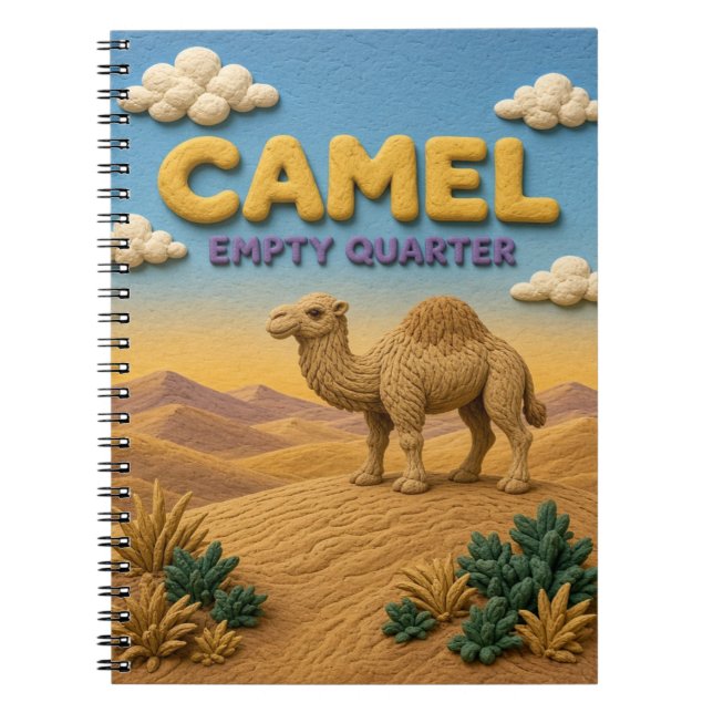 Carnet Camel Empty Quarter Moderne KlayKoo (Devant)