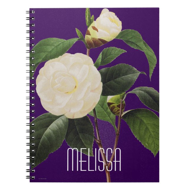 Carnet Camélia blanc, 1833 (Devant)