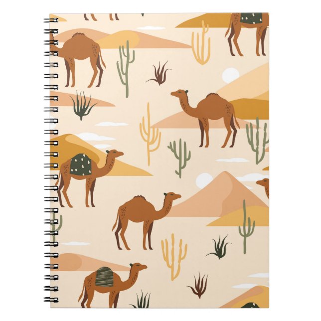 Carnet Camels Dunes Cactus : Désert sans mer (Devant)