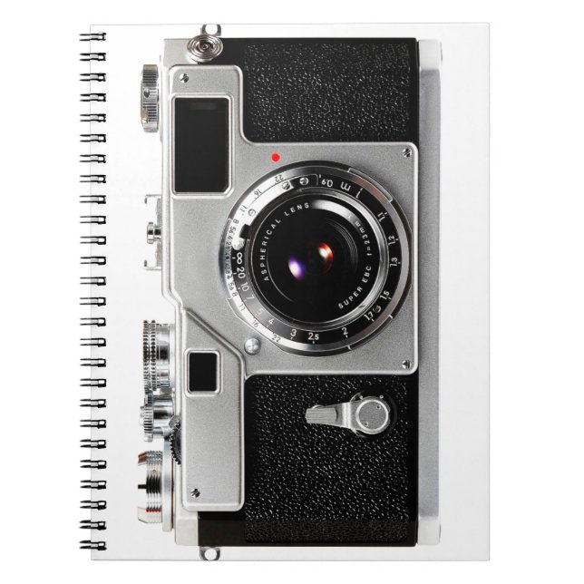 Carnet Caméra de cinéma de la vieille école (Devant)