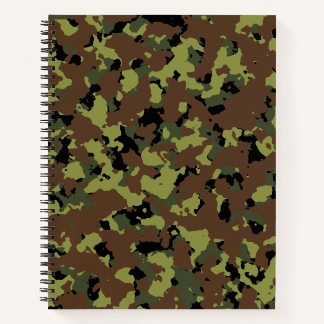 Carnet Caméra militaire Moss Green (Devant)