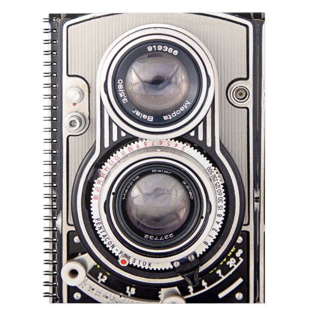 Carnet caméra vintage (Devant)