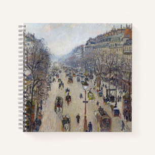 Carnet Camille Pissarro - Boulevard Montmartre, matin