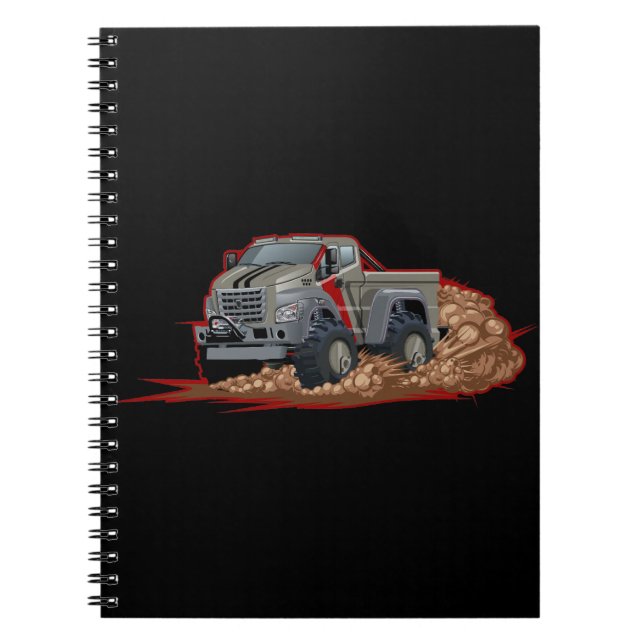 Carnet Camion de dessin animé (Devant)