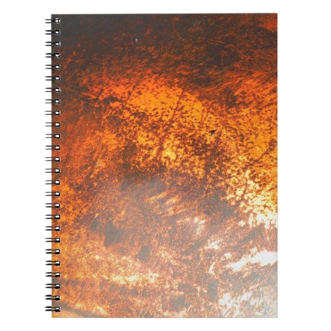 Carnet Camion vintage Junk rouge et orange (Devant)