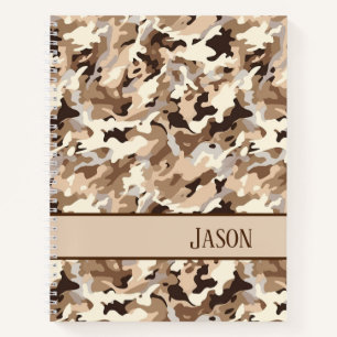 Carnet Camo du désert carnet-militaire