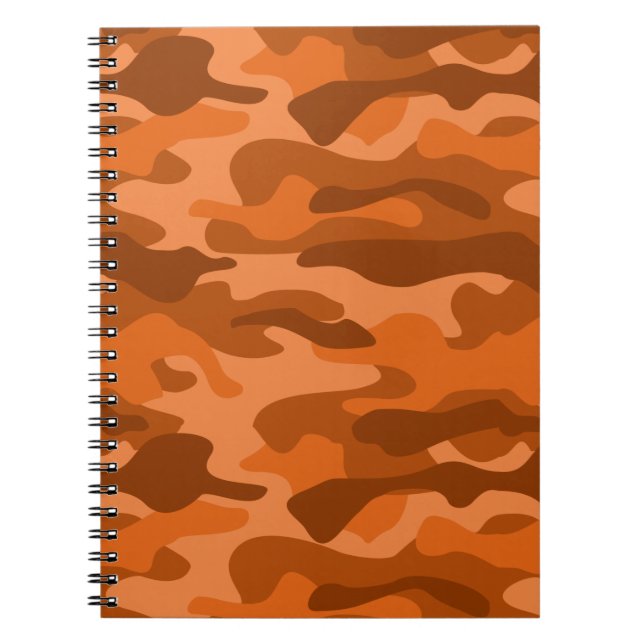 Carnet Camo Monocolor Espagnol Orange (Devant)