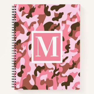 Carnet Camo rose