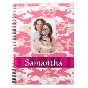 Carnet Camo rose
