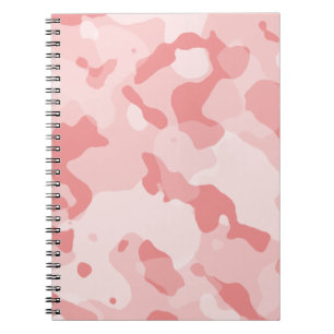 Carnet Camo rose bébé; Camouflage