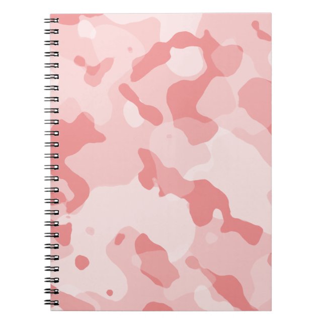 Carnet Camo rose bébé; Camouflage (Devant)