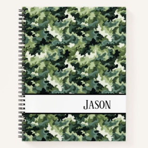 Carnet Camo vert carnet-militaire