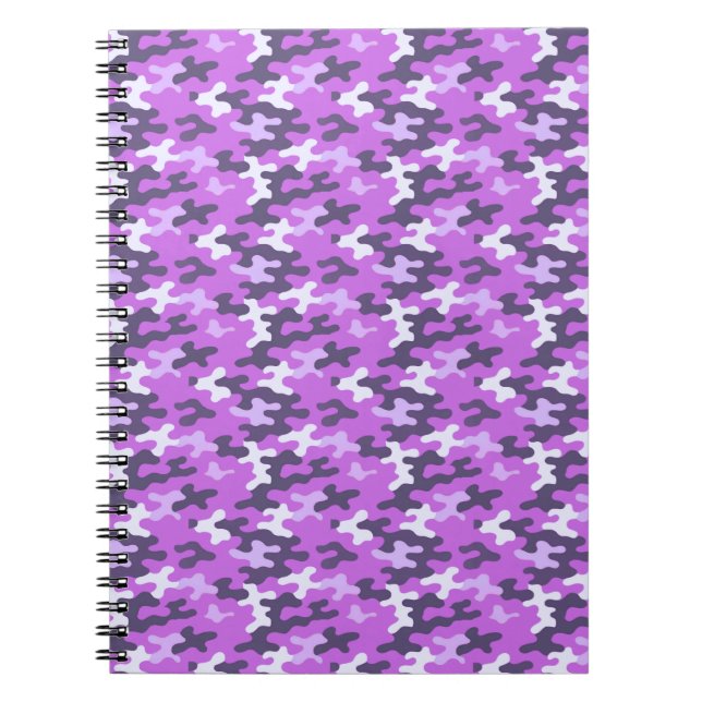 Carnet Camo violet (Devant)